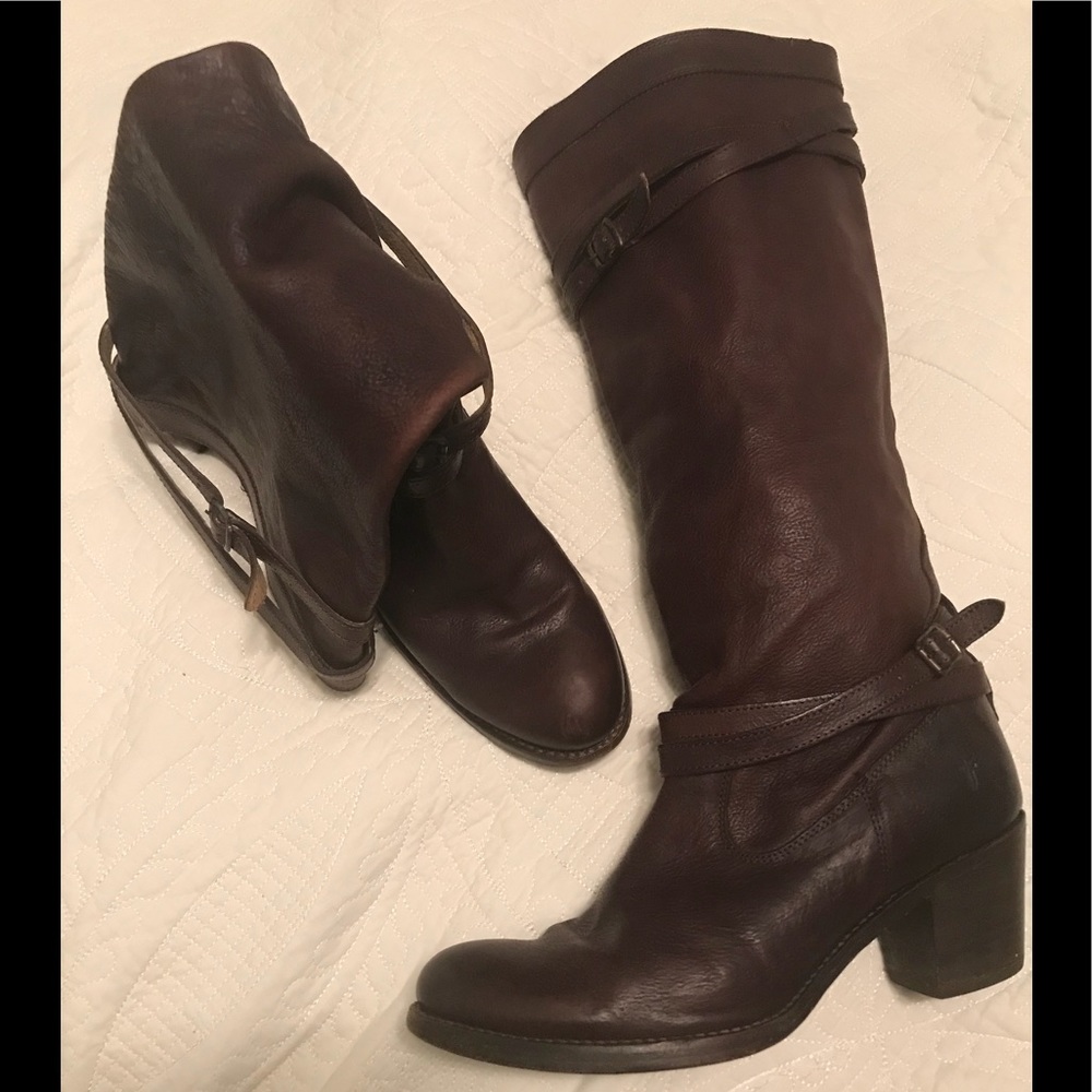 Frye Jane Tall Strappy Boots